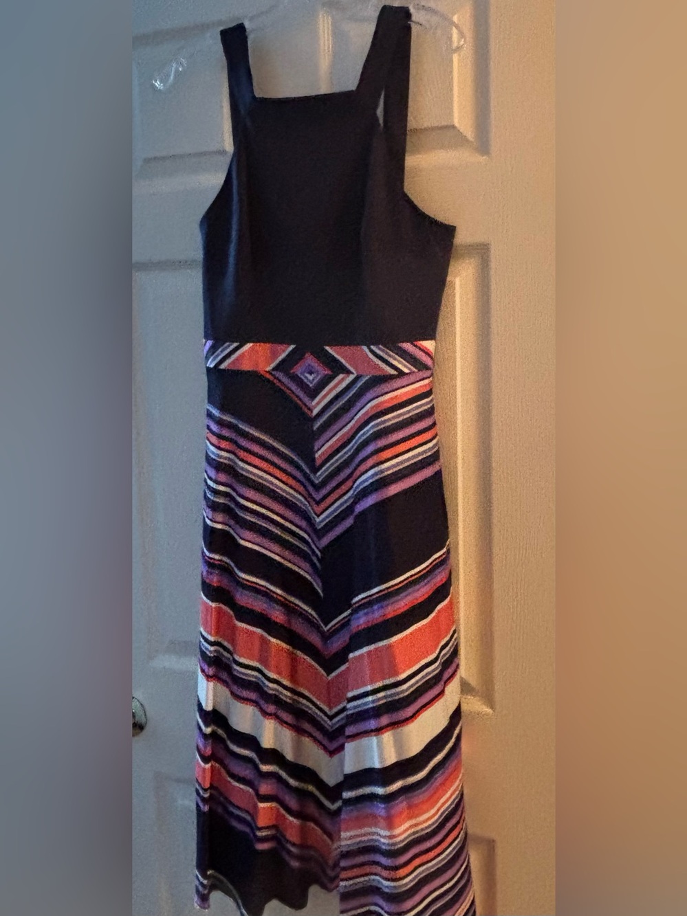Trina Turk Arvida Chevron Maxi Dress Size 6